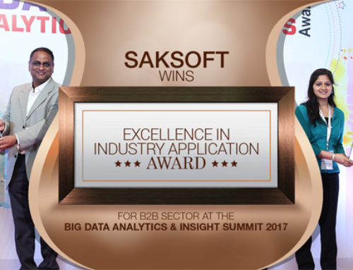 Saksoft wins ‘Excellence in Industry Application Award for B2B Sector’